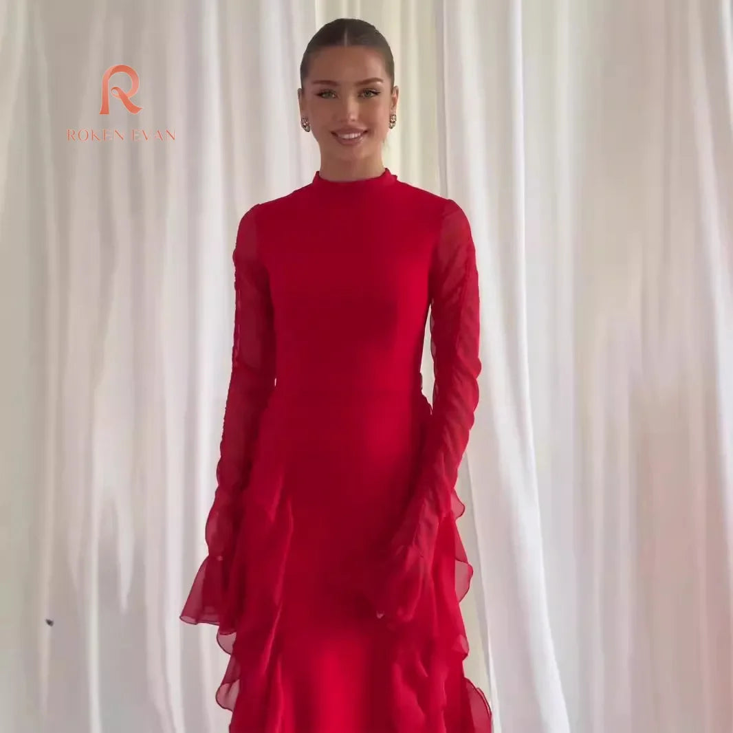 Ruffled Patchwork Palace Dress