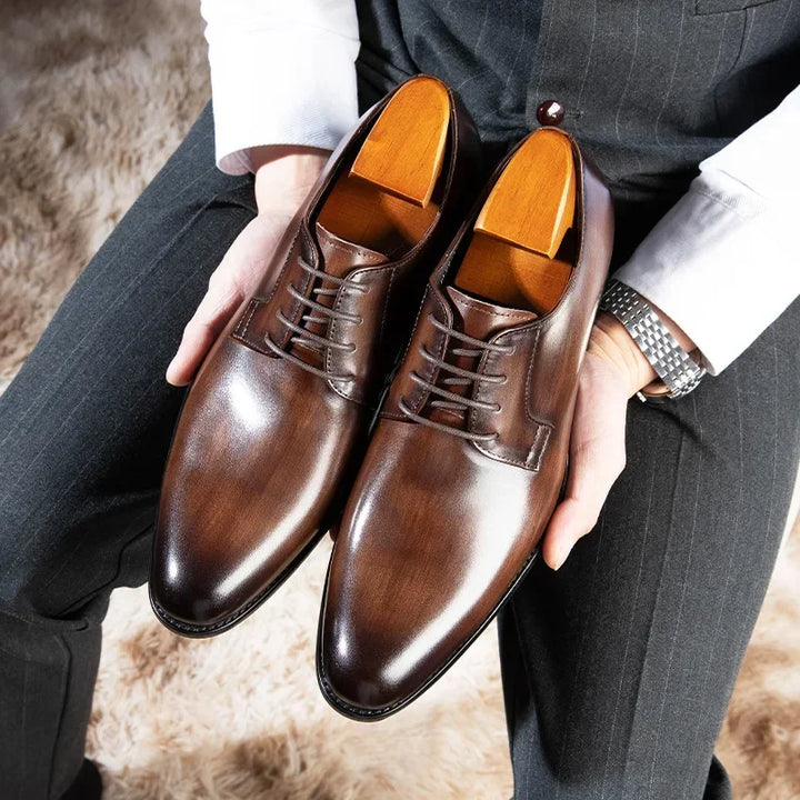 High-Quality Men's Leather Dress Shoes 2023