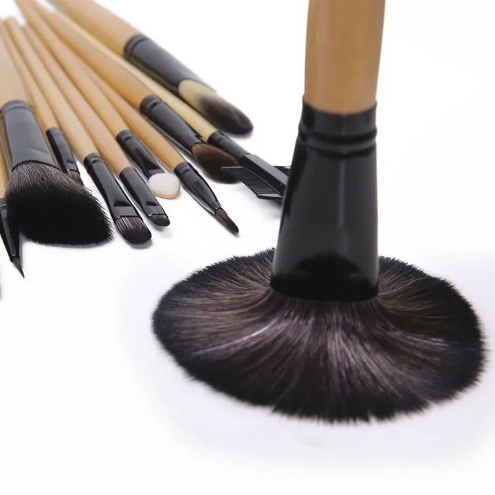 24-Piece Makeup Brush Set: Professional Cosmetics for Flawless Beauty