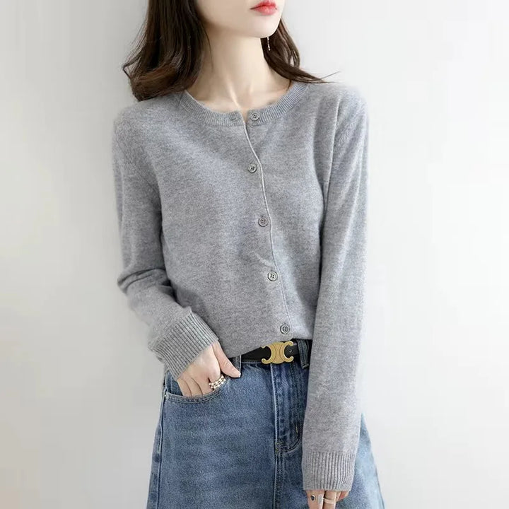 Cashmere Knitted Cardigan for Women