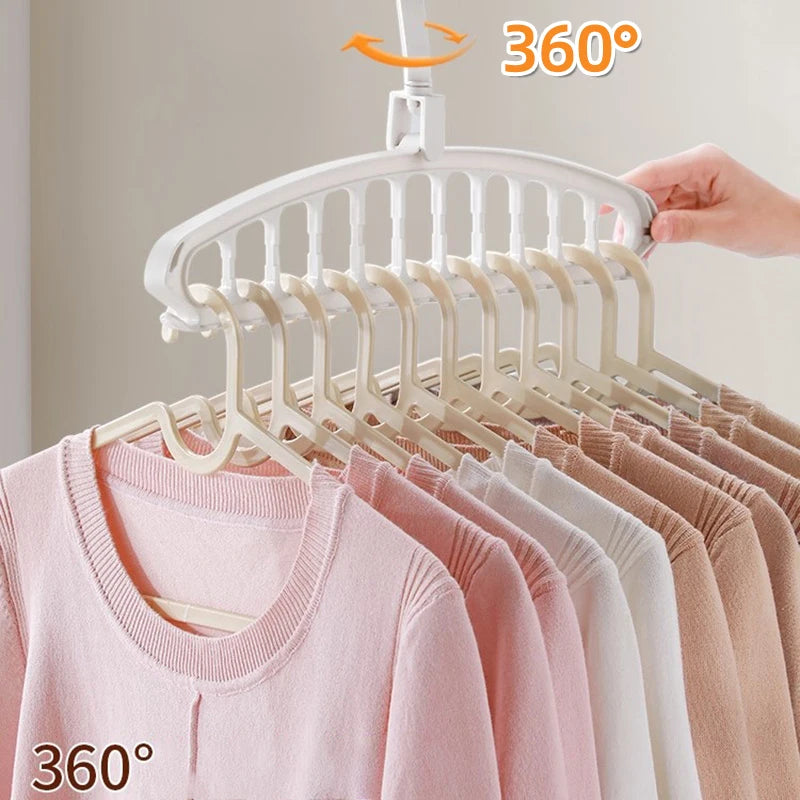 Joybos Clothes Hanger Closet Organizer Space Saving Hanger Multi-port Clothing Rack Plastic Scarf Storage hangers for clothes