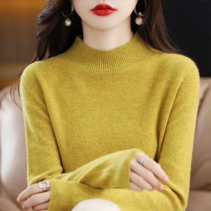 Warm Merino Wool Cashmere Sweater