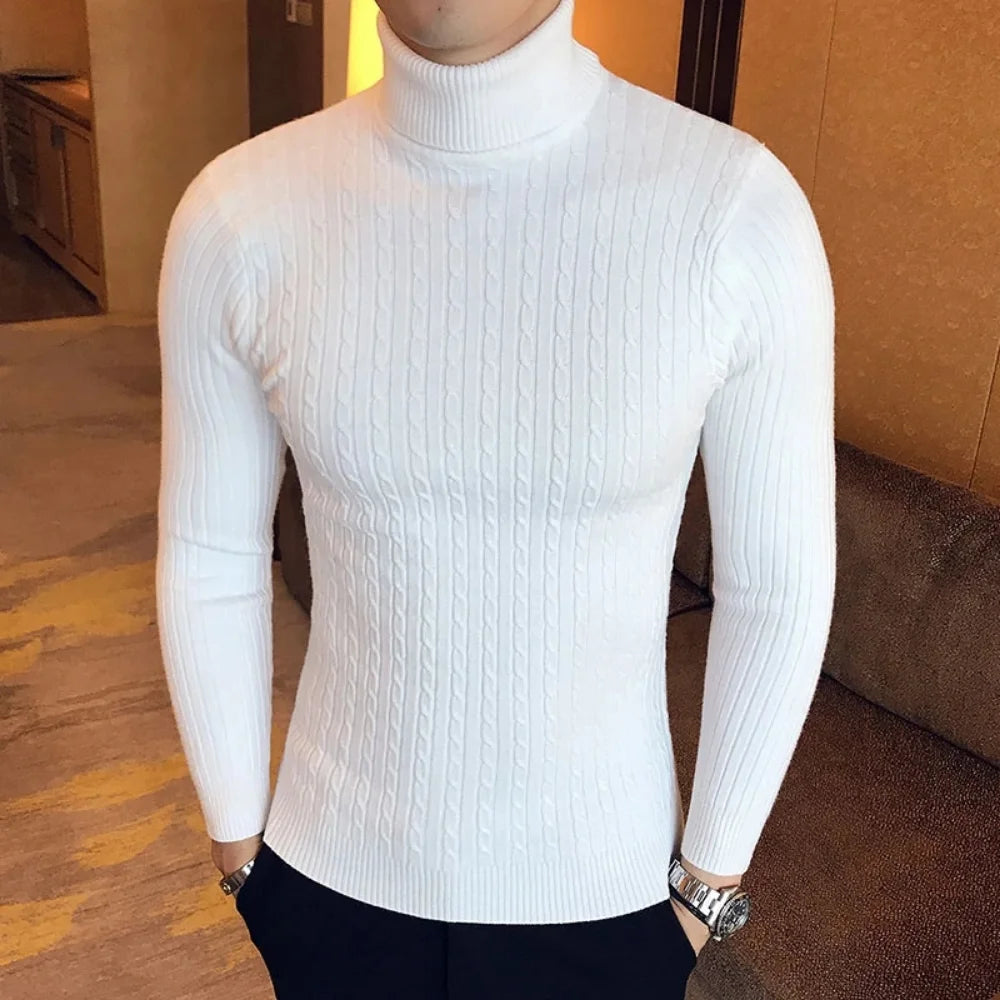 Men's Turtleneck Sweater - Autumn Winter Essential