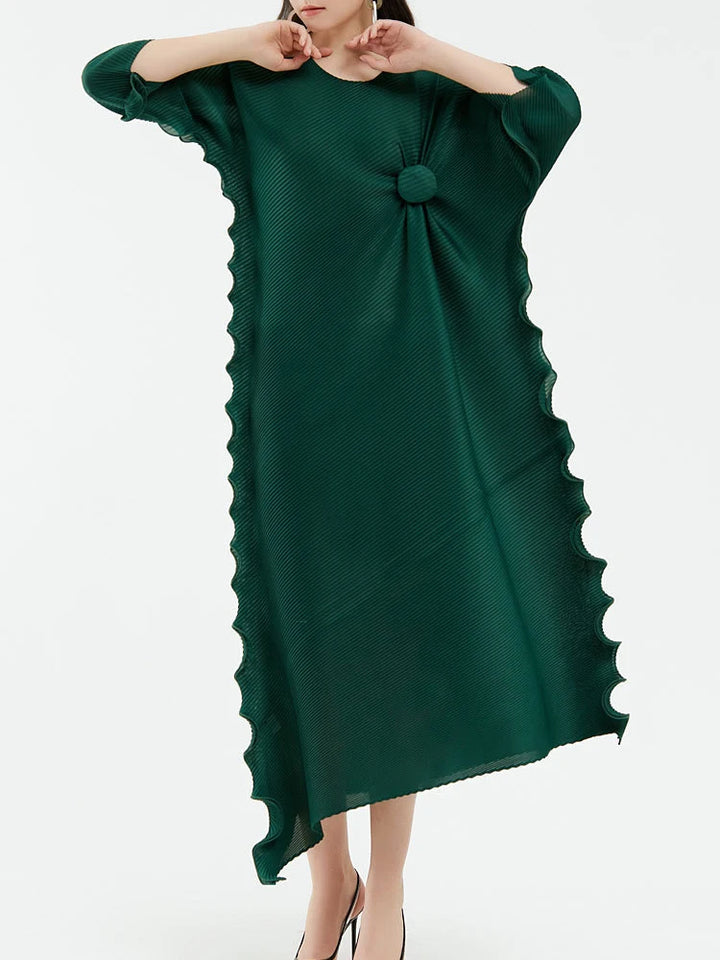 LANMREM Designer Party Pleated Dress