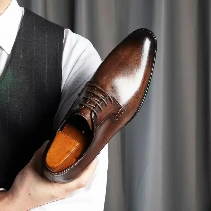 High-Quality Men's Leather Dress Shoes 2023