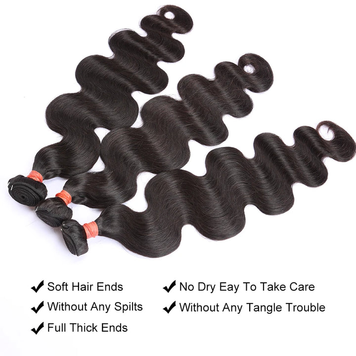 Xcurly Body Wave Hair Bundles - Best Virgin Human Hair