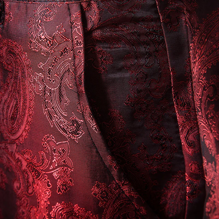 Stylish Purple Floral Suit Pants for Men - Perfect for Weddings and Parties!