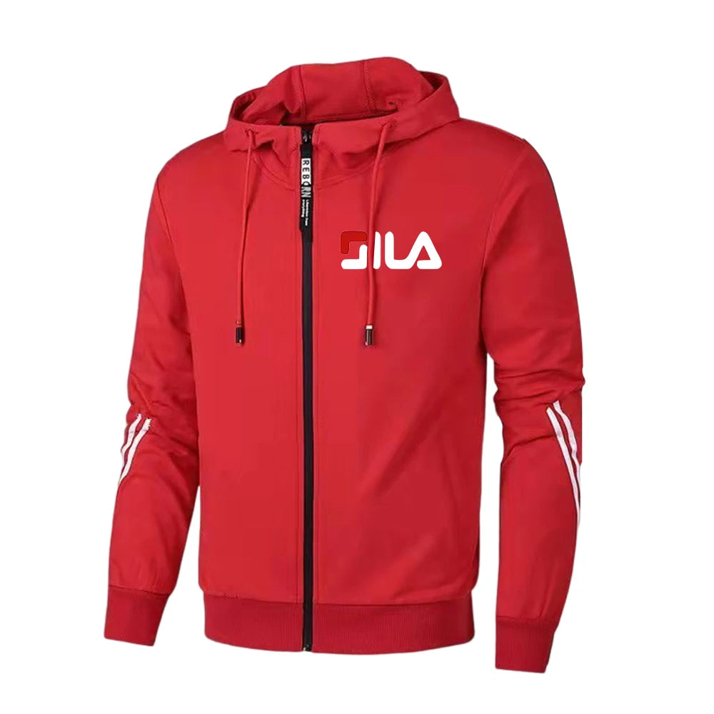 Retro Fall/Winter Men's Sports Suit - Jacket & Pant Set" Description: "Stay stylish and active with this 2-piece sportswear set. Perfect for fitness, running, or casual wear. Shop now!