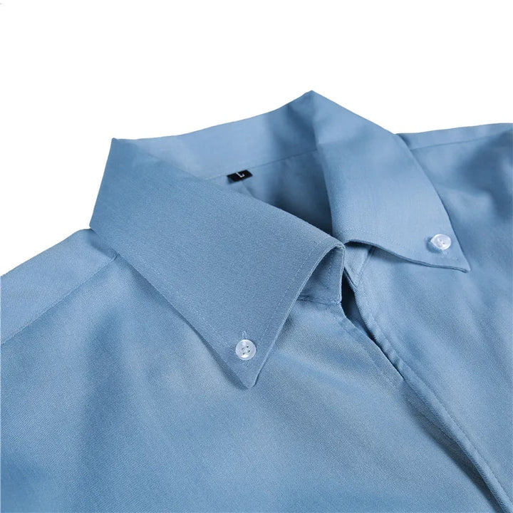 Branded Italian Collar Shirt - Wrinkle-free & Fashionable