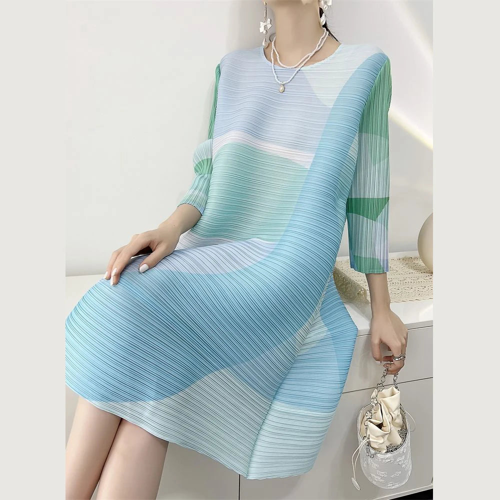 2023 Summer Dresses for Women - Elegant & Pretty One Piece Formal Pleated Dress