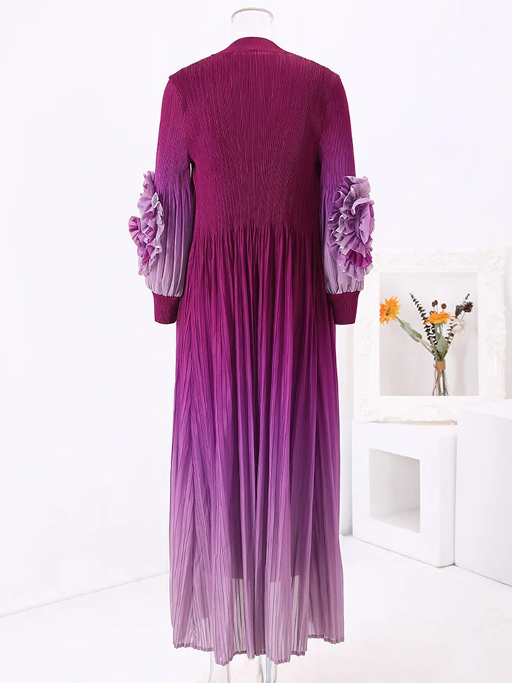 Upgrade Your Wardrobe with LANMREM's 2024 Floral Pleated Set - Limited Stock!