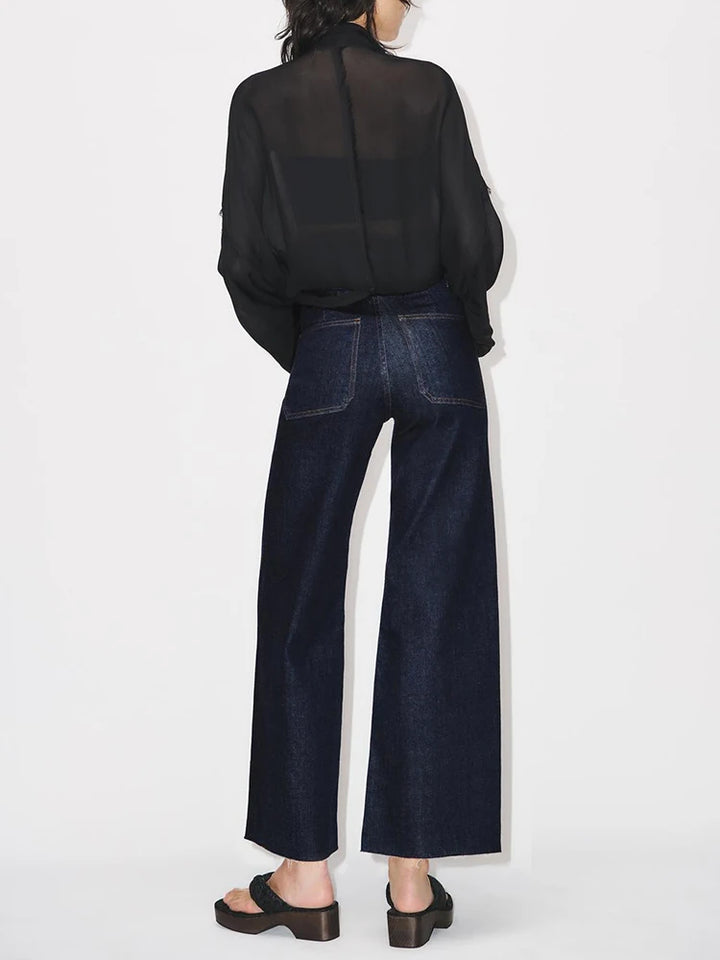 Upgrade Your Style with TRAF High-Waisted Jeans - Slim, Fashionable, and Comfortable!