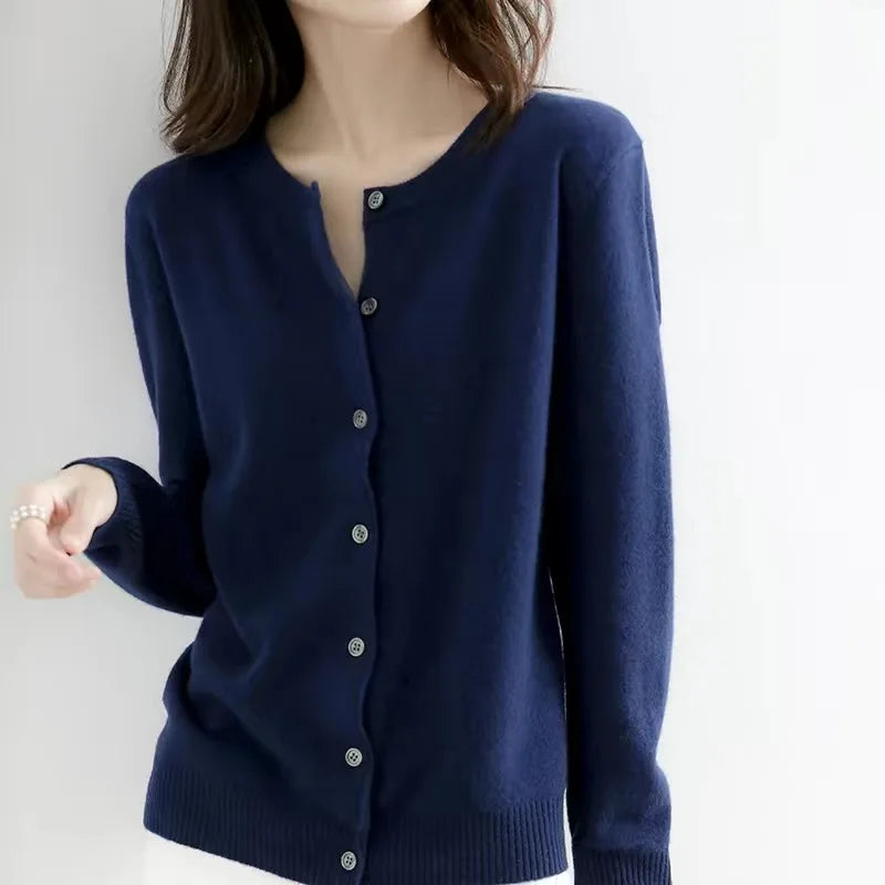 Cashmere Knitted Cardigan for Women