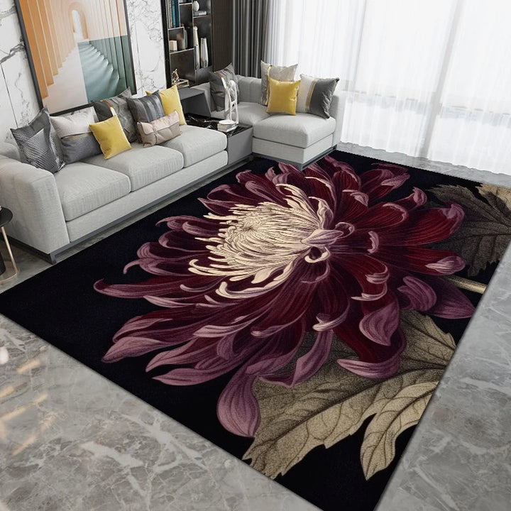 3D Modern Living Room Carpet Luxury Decoration Big Size Area Rugs for Bedroom Bedside Rug Home Decor Non Slip Floor Mat Washable