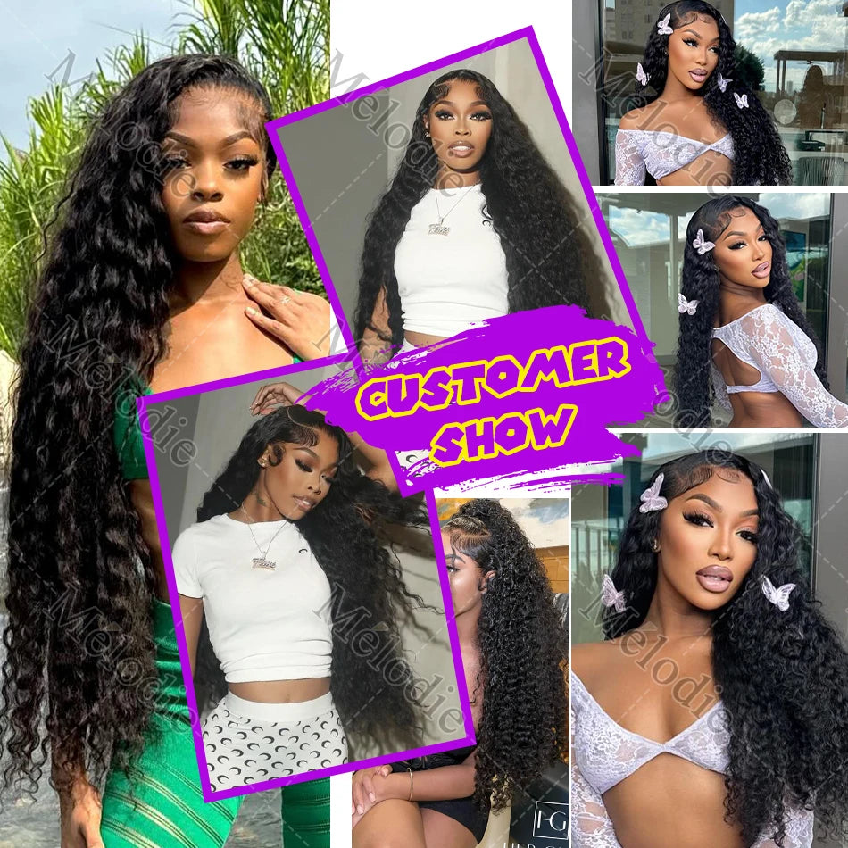 30-40 Inch Curly Human Hair Bundles 100% Remy 10A Extensions