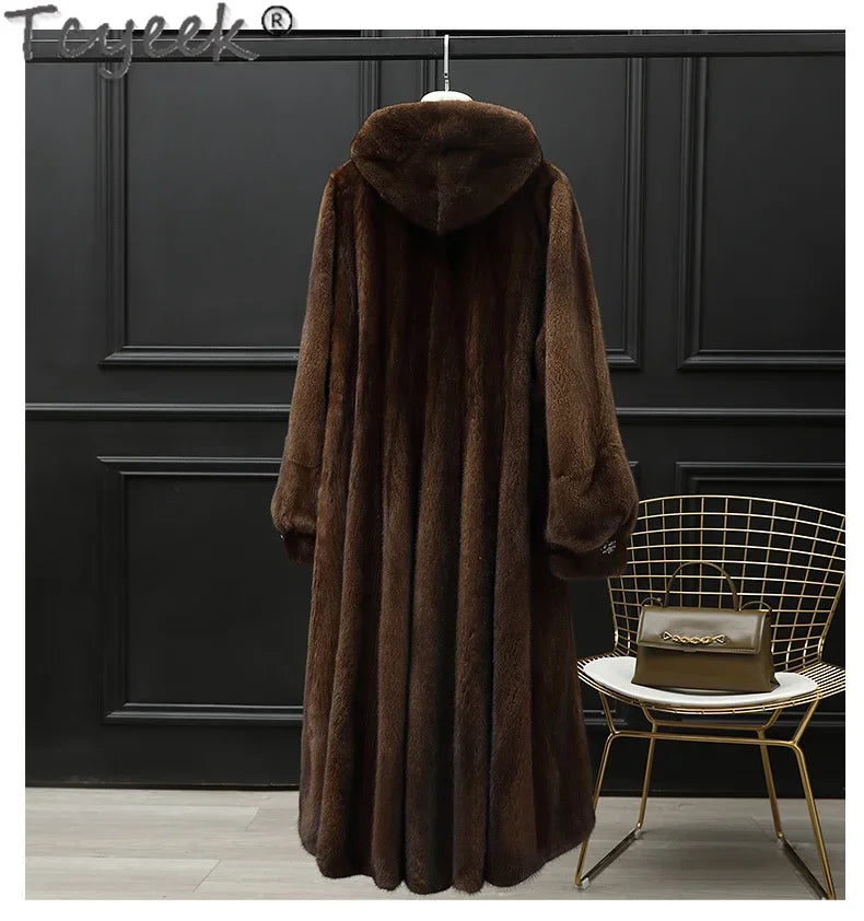 High-end Real Mink Fur Jacket for Women