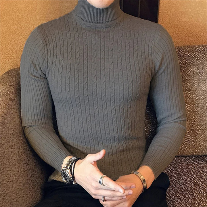 Men's Turtleneck Sweater - Autumn Winter Essential