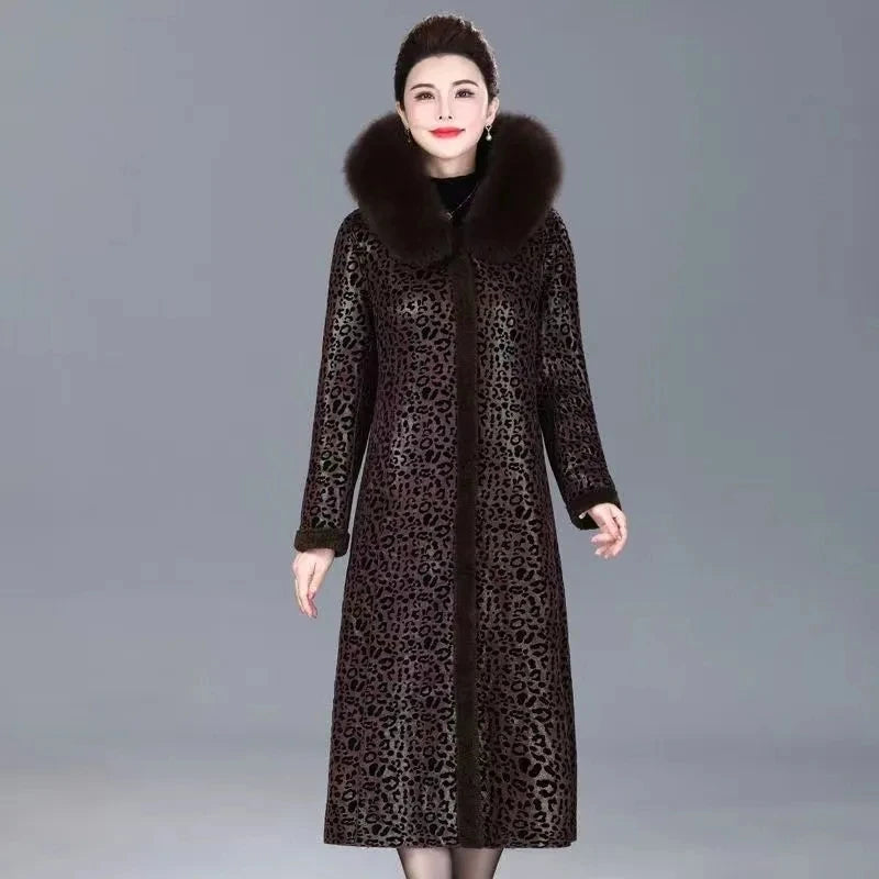 Double-Sided Fur Coat for Women | Warm & Luxurious Winter Overcoat | High-End Mink Velvet Jacket