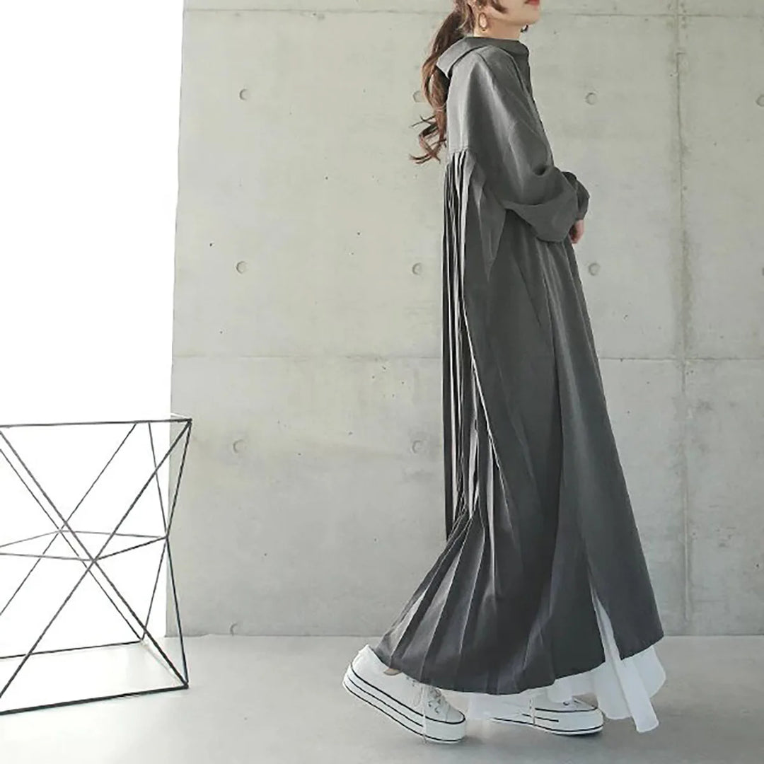 Elegant Long Shirt Dress for Women