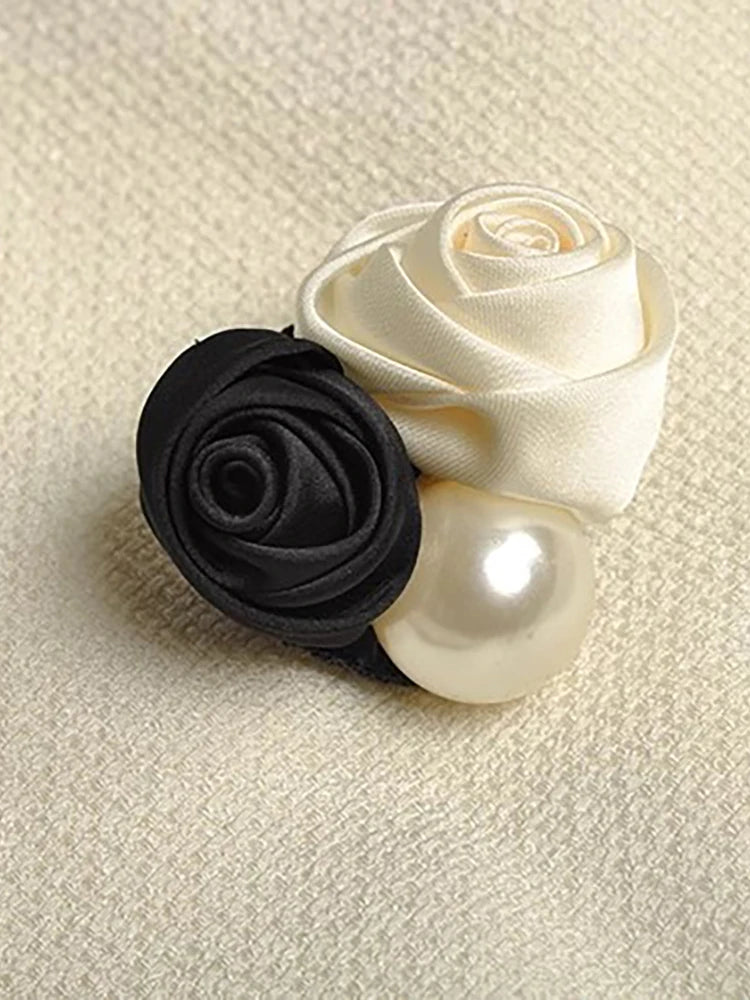 Seasixiang Fashion Autumn Tweed Suit Women O-Neck Long Sleeve Contrasting Colors Coat + Pencil Skirt Office Lady 2-Piece Set