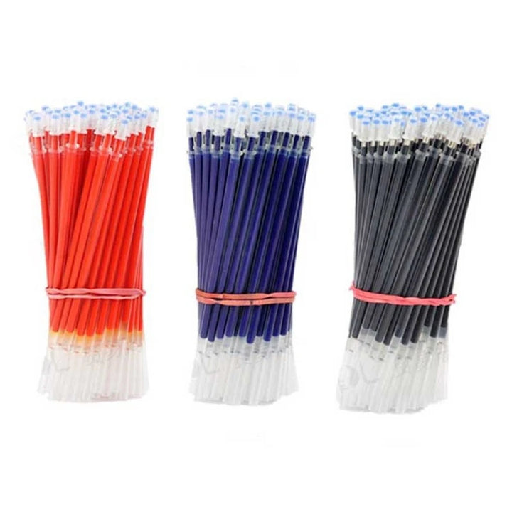 30PCS Gel Pen Set School supplies Black Blue Red ink Color 0.5mm Ballpoint pen Students School Office Stationery