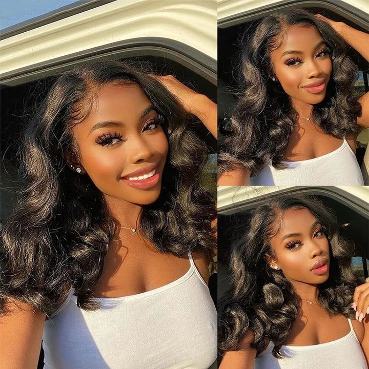 Short Bob Human Hair Wig | Body Wave & Loose Wave Styles