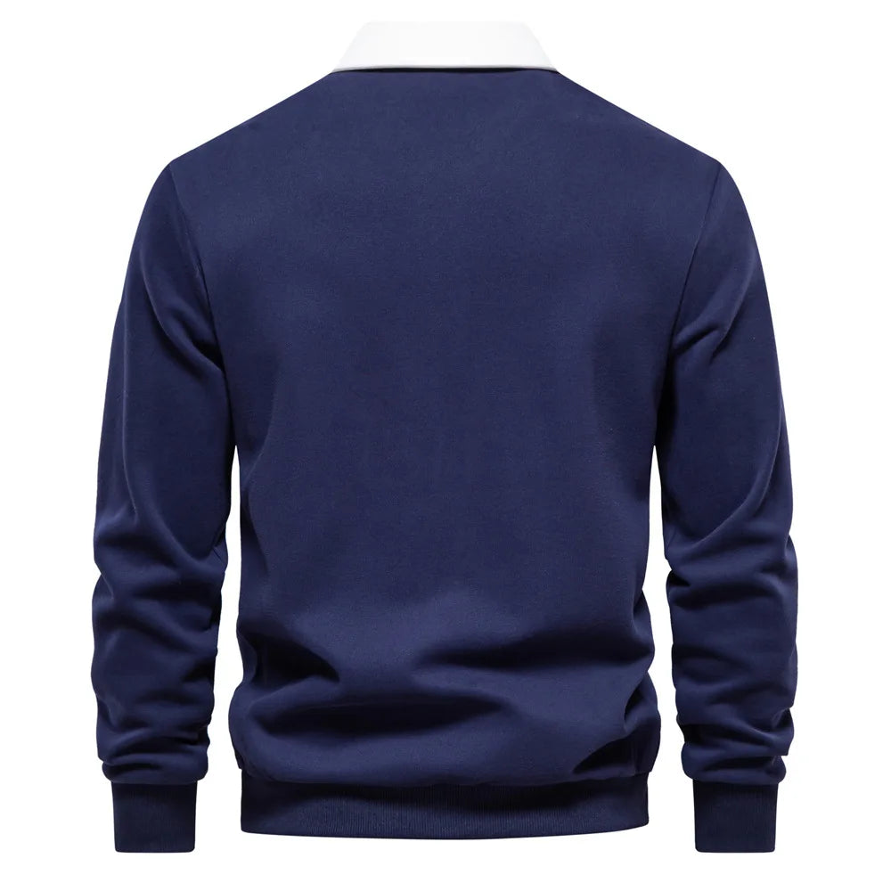 Men's Polo Neck Sweatshirt 2023