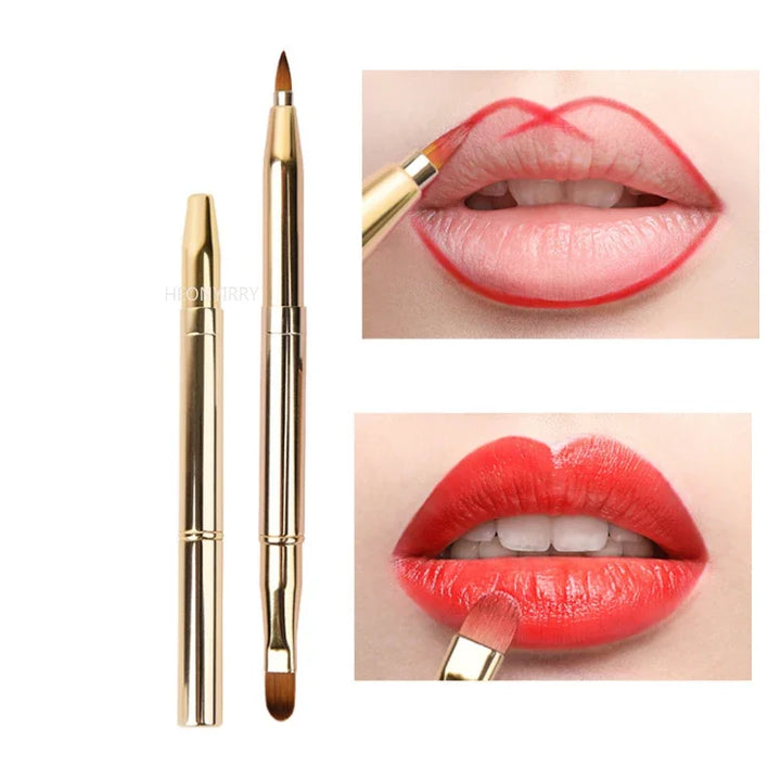 Retractable Lip Brush Duo