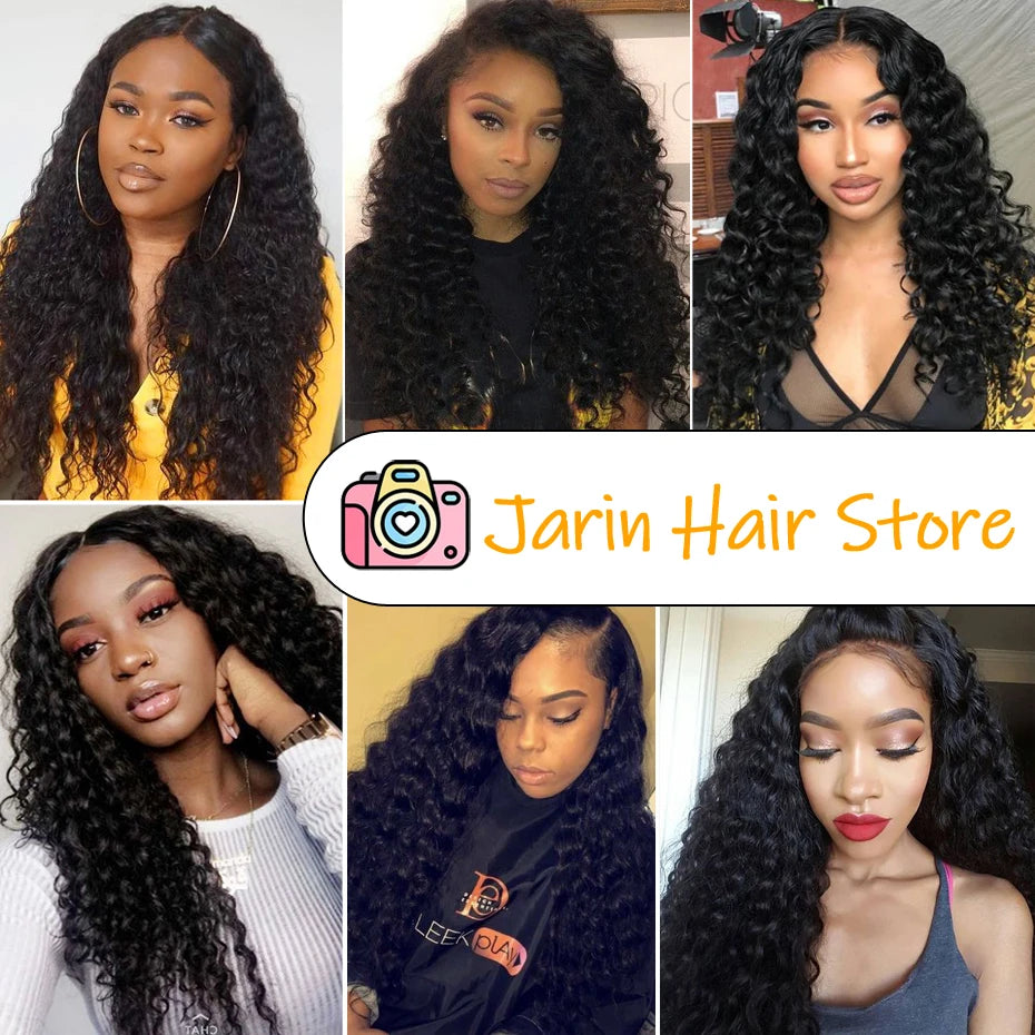 Deep Wave Human Hair Weave 5 Bundles - Remy Hair Deals