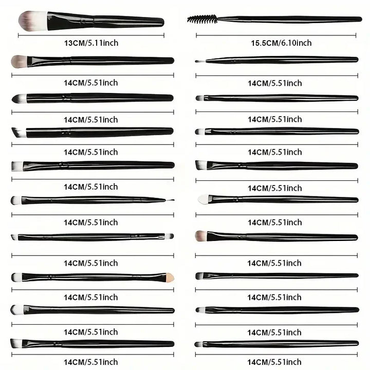 Flawless Beauty: 20Pc Makeup Brush Set for Perfect Cosmetics Application