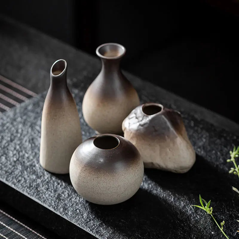 Add a Touch of Tradition to Your Home with our Handmade Chinese Pottery Vase - Perfect for Countertop Decoration!