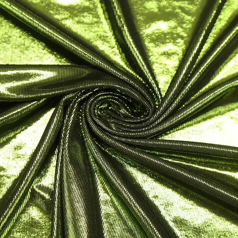 Hot Silver Shiny Slip Dress Fabric