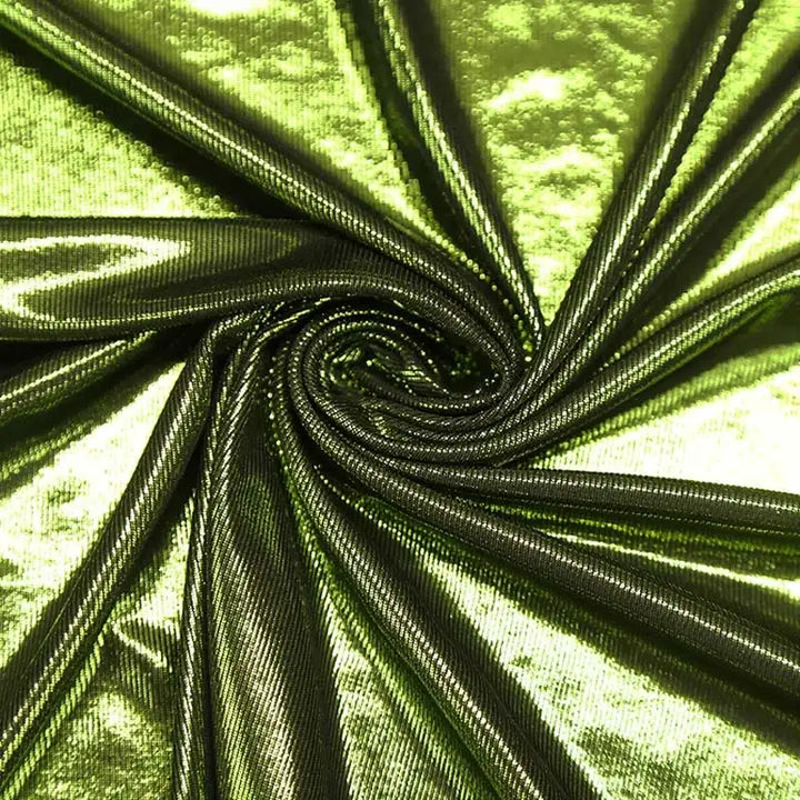 Hot Silver Shiny Slip Dress Fabric