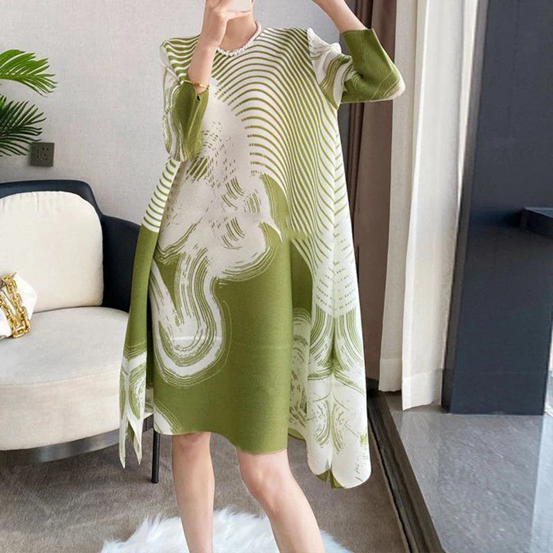 2023 Summer Dresses for Women - Elegant & Pretty One Piece Formal Pleated Dress