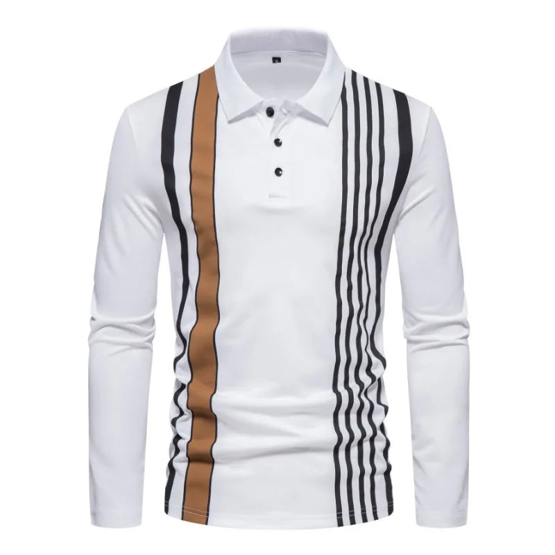 Men's Long Sleeve Polo Shirt