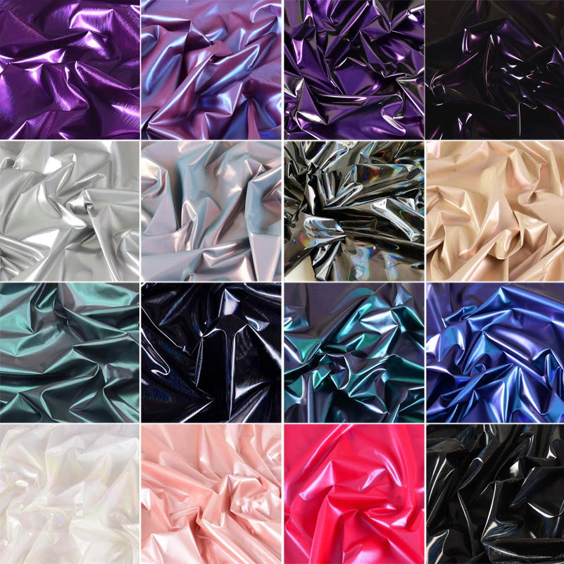 Shiny Mirror Glossy PVC Fabric - 150CM Wide