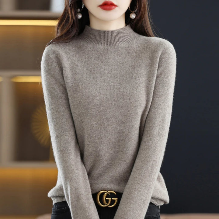 Warm Merino Wool Cashmere Sweater