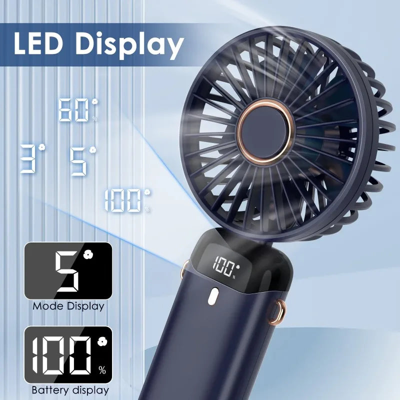 Stay Cool Anywhere with Our Rechargeable Neck Fan - Free Shipping!