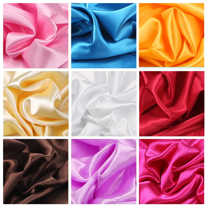 JuwenSilk Satin Fabric - 16 Colors