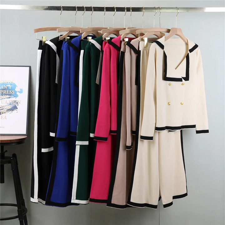 Cozy Winter Sweater Trousers Set