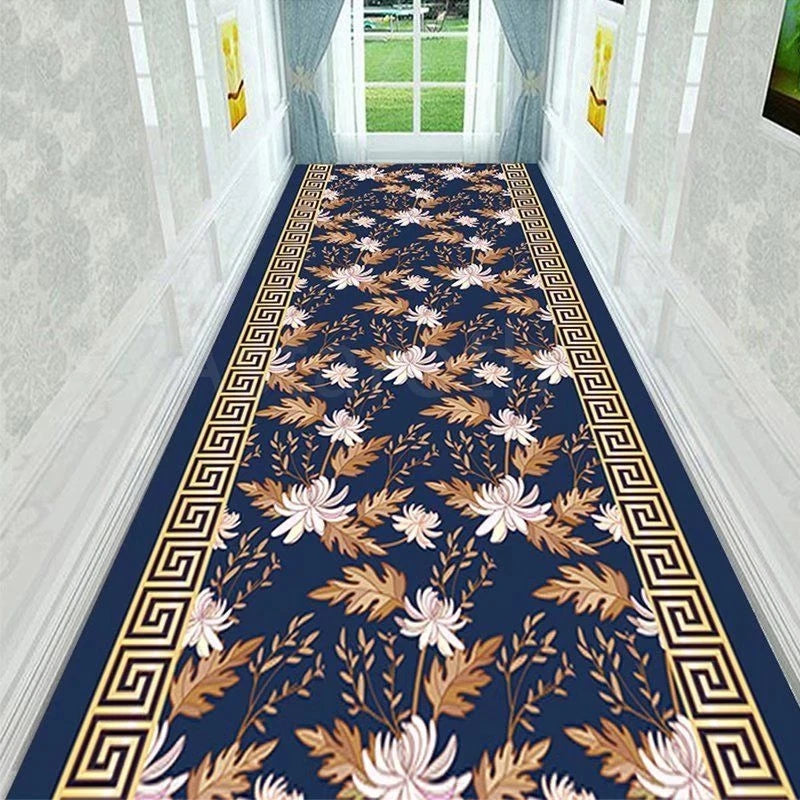 Light Luxury Diamond Shaped Pattern Lobby Carpets Rug Stairway Hallway Stairs Home Decor Corridor Aisle Runner Wedding Anti Slip