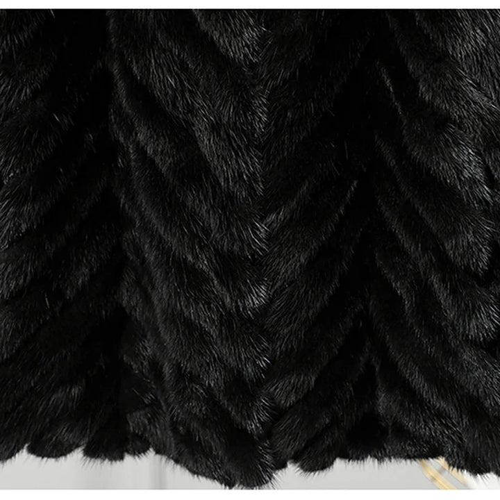New Outwear for Women: Real Mink Fur Coat - 2021 Winter Luxury Jacket