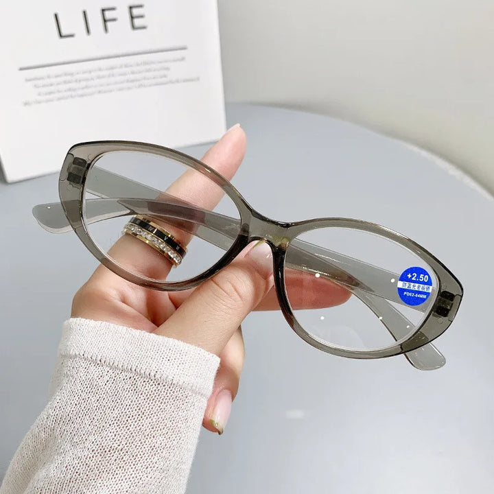 Anti Blue Light Glasses  Ultra-light Middle-aged and Elderly Reading Glasses HD Anti-blue Light Mirror Ladies Reading Glasses