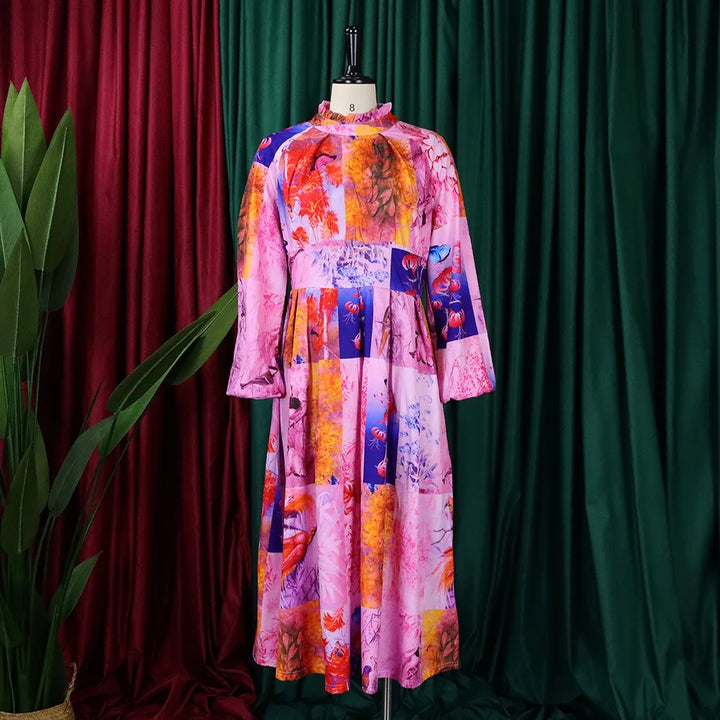 2023 Summer Floral Plus Size Dress