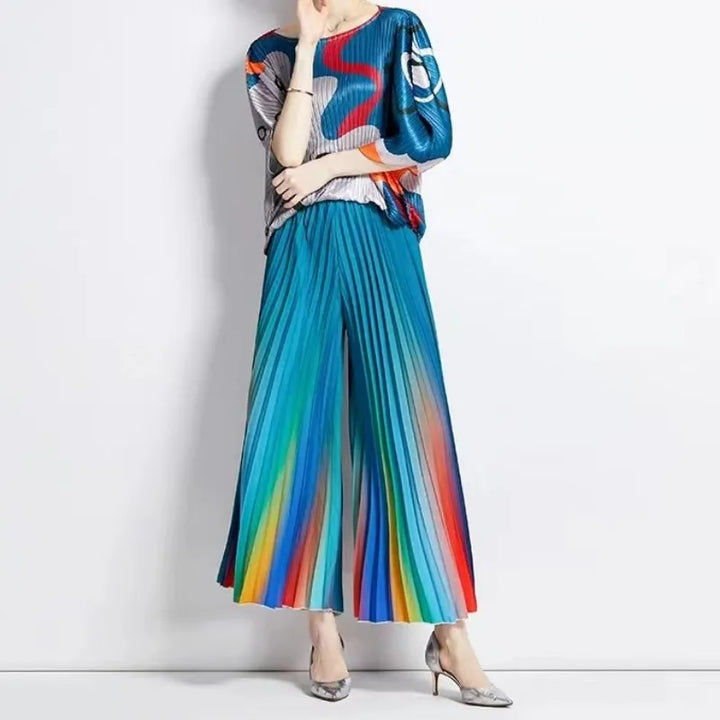 ALSEY Rainbow Gradient Slim Pants - Spring/Summer 2024 Collection