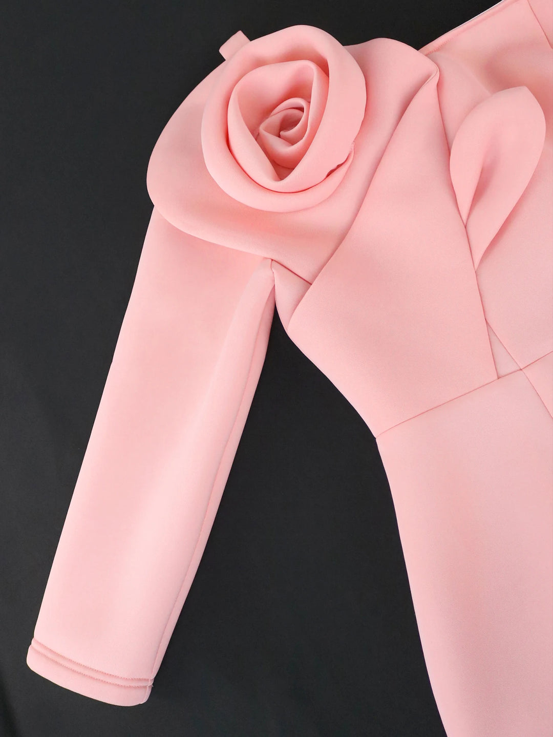 Stunning Pink Cold Shoulder Dress - Perfect for Evening Events and Parties!