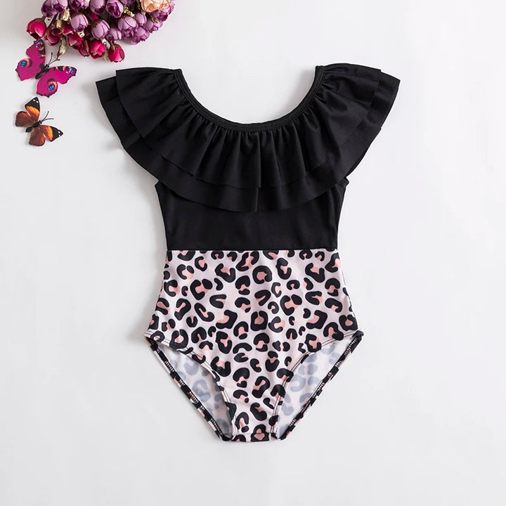 Summer Baby Swimsuit for 1-5 Yrs Printing One-piece Girl Beach Swimwear Toddler Kids Bathing Swimming Suit Infant Clothes Outfit