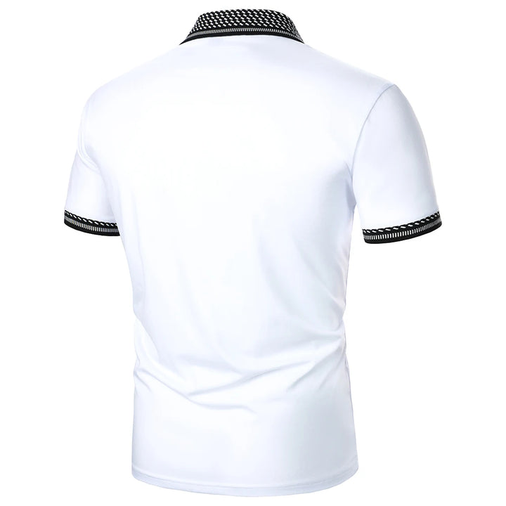 Men's Solid Color Polo Shirt
