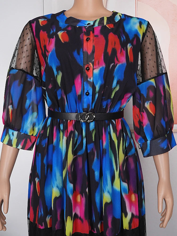 Stylish African Dashiki Print Dress for Women - Perfect for Weddings, Parties, and More!