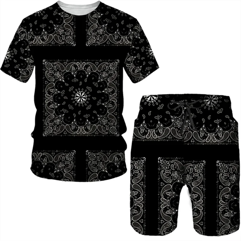 Stylish Kids Sets: 3D Print Graffiti Swimwear & Tees for Boys & Girls